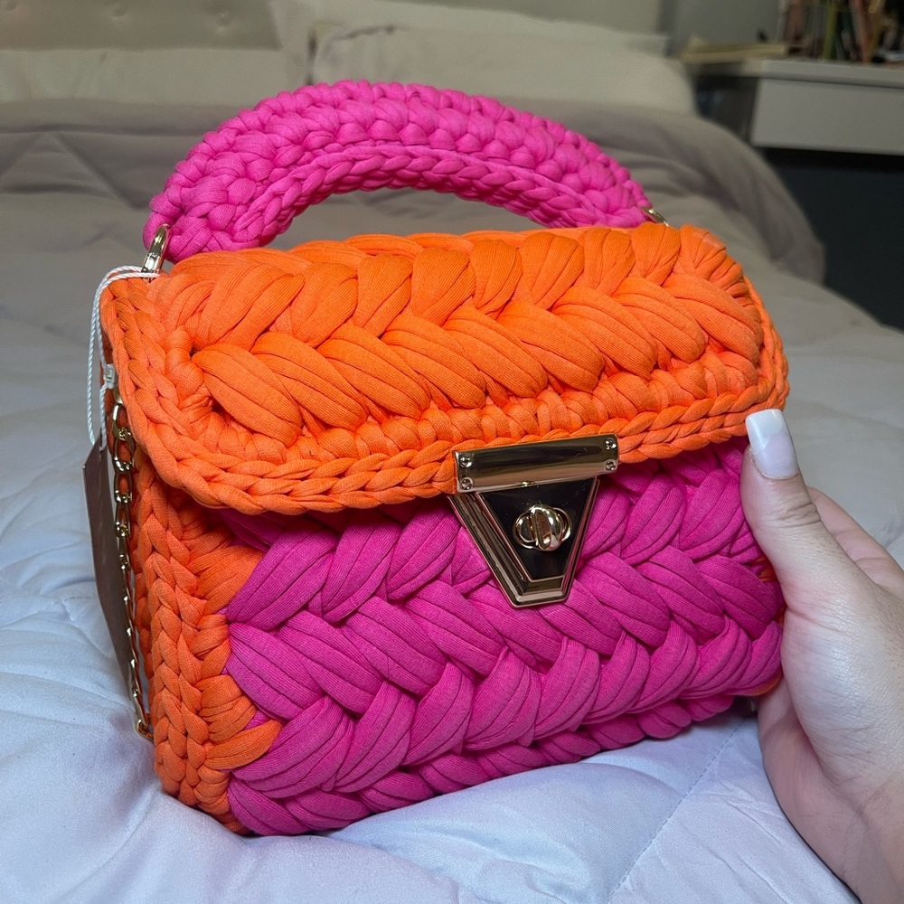 Handmade Small Knit Bag